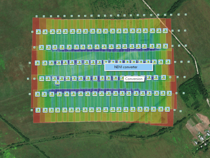 Расчет NDVI с помощью Agisoft Photoscan