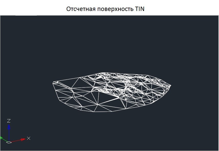 Отсчетная поверхность TIN