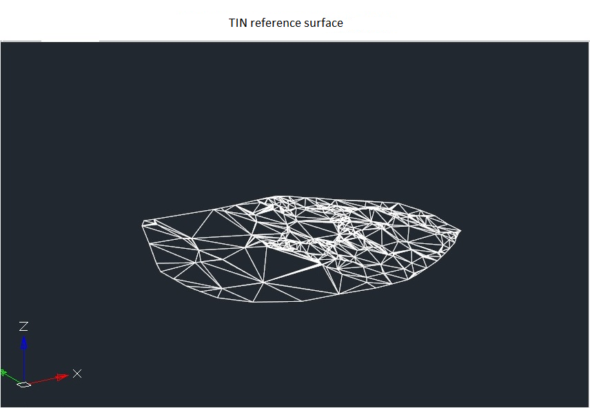 Отсчетная поверхность TIN