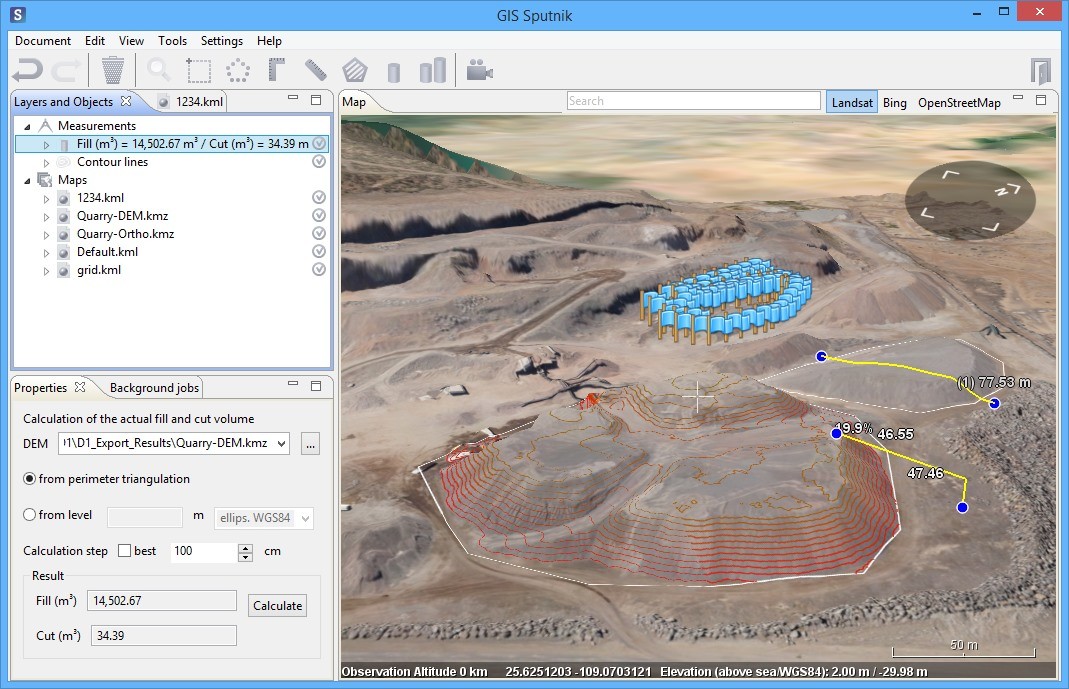 Tools of Sputnik GIS