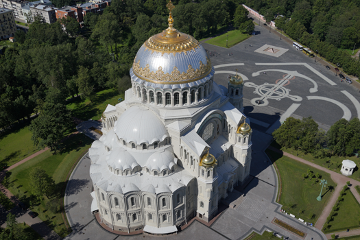 St Nicholas Naval Cathedral in Kronstadt